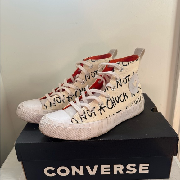 Converse Chuck Taylor Not a Chuck 70 White/White UNT1TL3D Hi Men’s 5/Women’s 7 - Picture 4 of 11